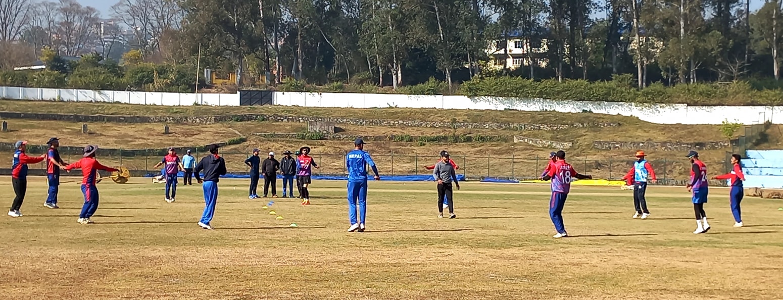 सुरु भयो क्रिकेट टोलीको बन्द प्रशिक्षण, ज्ञानेन्द्रसहित ९ खेलाडी अनुपस्थित